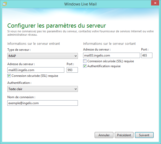 Capture Windows Mail 2